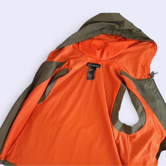 No Boundaries Olive Vest with Bright Orange Hood jeans not included - Picture 8 of 10